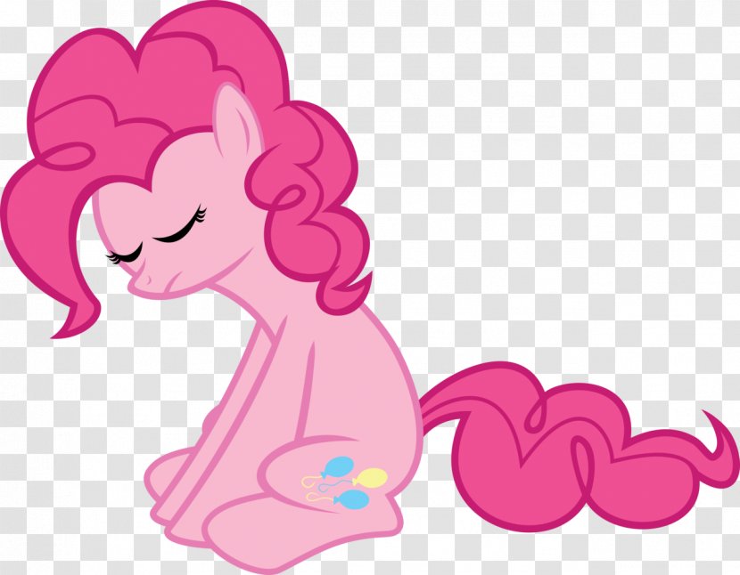 Pinkie Pie Pony Horse - Watercolor Transparent PNG