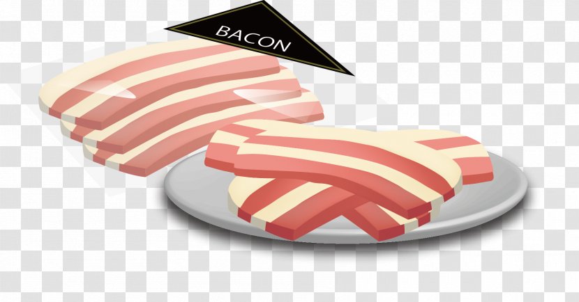 Bacon Japan Ham Chicken Meat - Footwear Transparent PNG