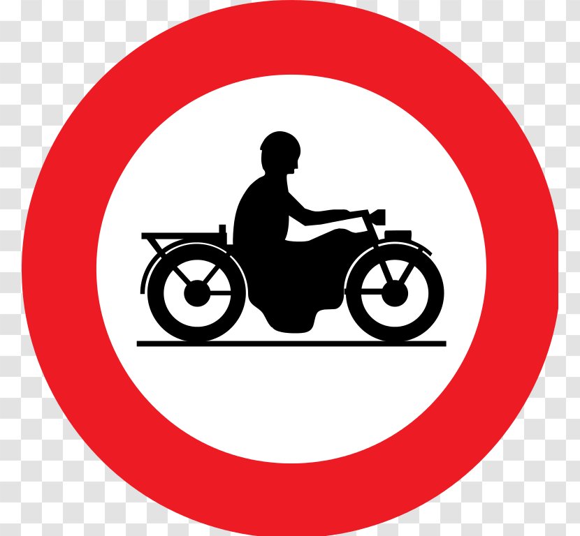 Traffic Sign Belgium Motorcycle Code Moped - Area Transparent PNG