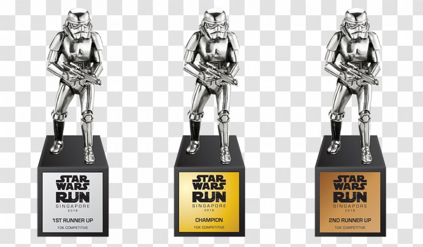 Star Wars Day Stormtrooper Singapore Trophy - Award Transparent PNG
