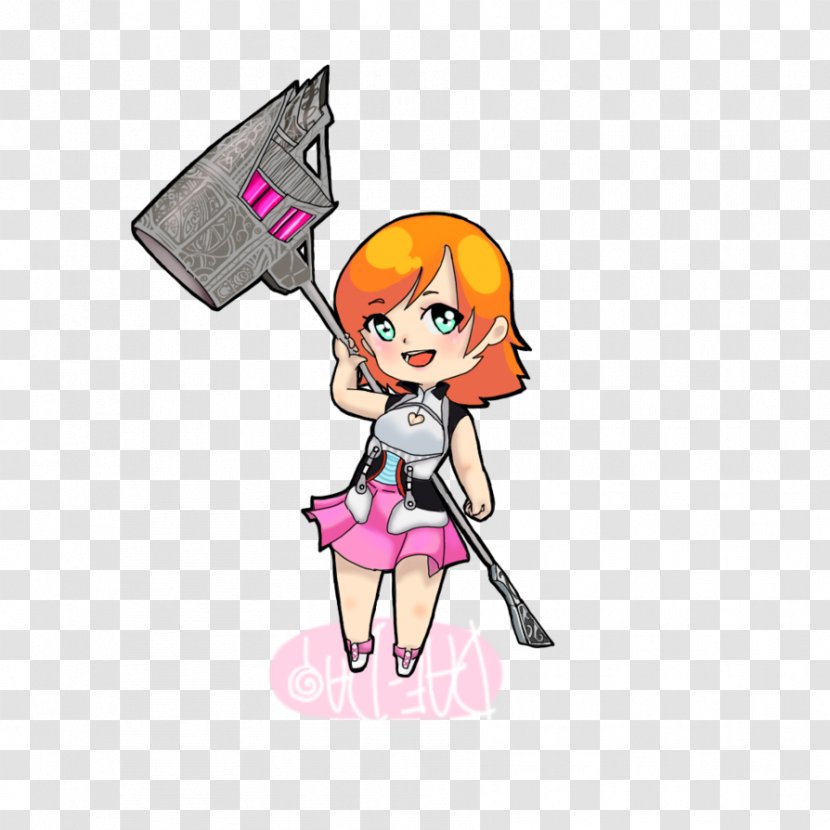 Nora Valkyrie Jaune Arc Fan Art - Heart Transparent PNG