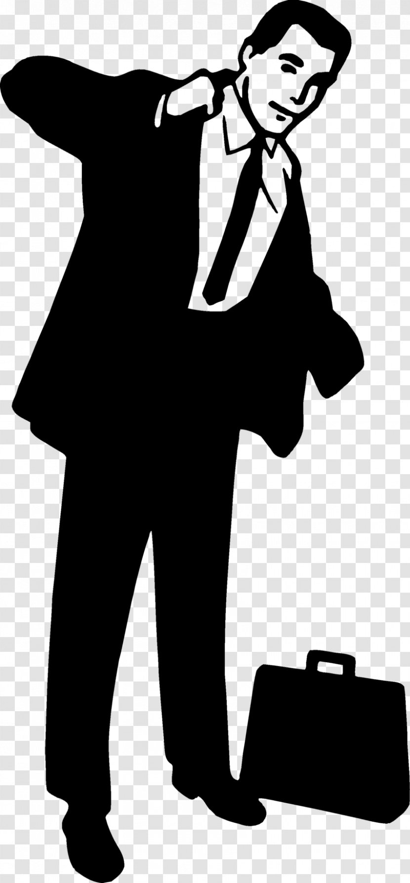 Businessperson Photography - Black And White - Silhouette Transparent PNG
