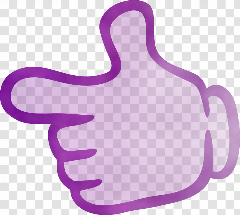 Violet Purple Finger Hand Thumb Transparent PNG