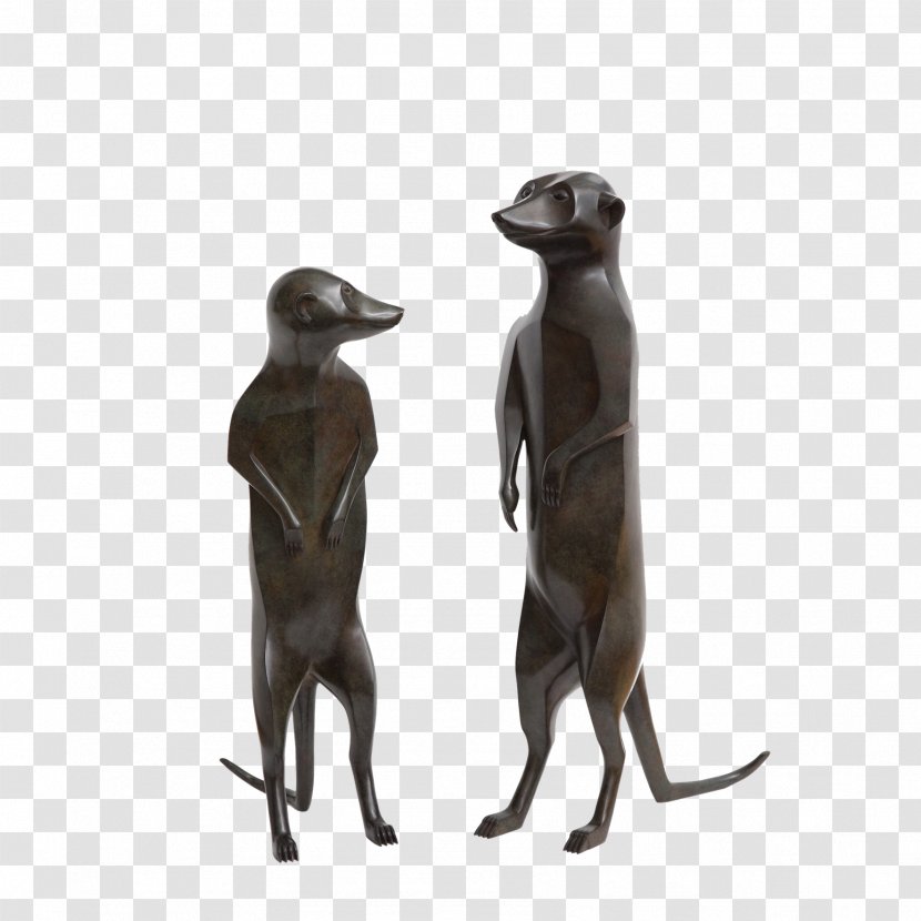 Meerkat Sculpture Galerie DUMONTEIL Animal Carnivora - Animalier - Suricate Transparent PNG