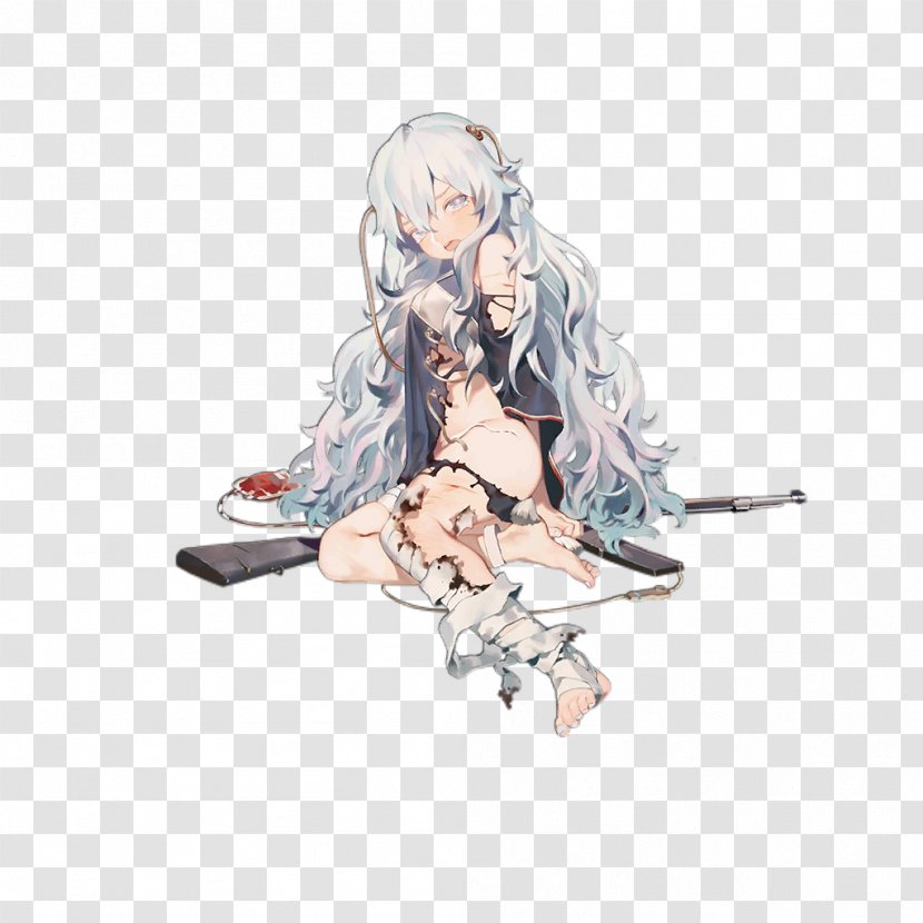 Girls' Frontline Ribeyrolles 1918 Automatic Carbine Firearm Chauchat 萌娘百科 - Silhouette - Ksg Girls Transparent PNG