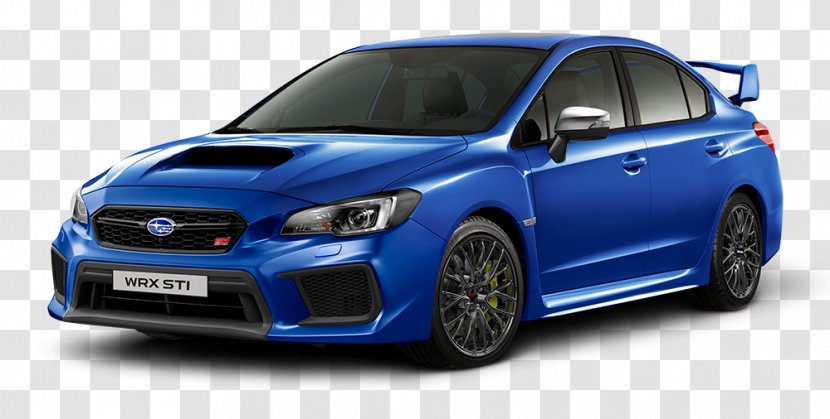 Subaru Impreza WRX STI Sports Car 2018 - Bumper Transparent PNG