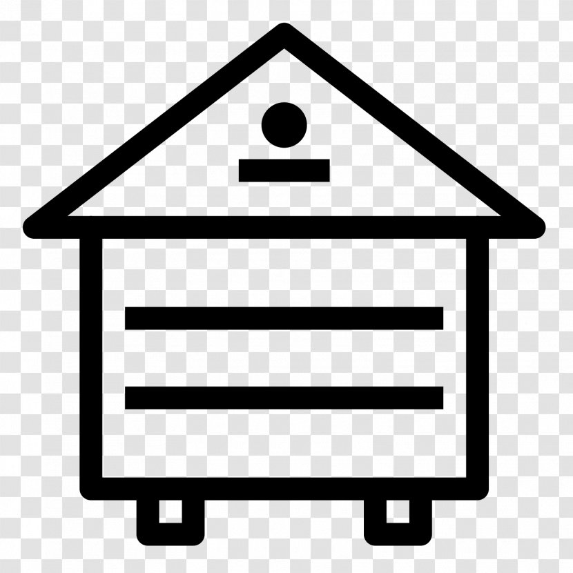 Black And White Sign Area - House - Royaltyfree Transparent PNG