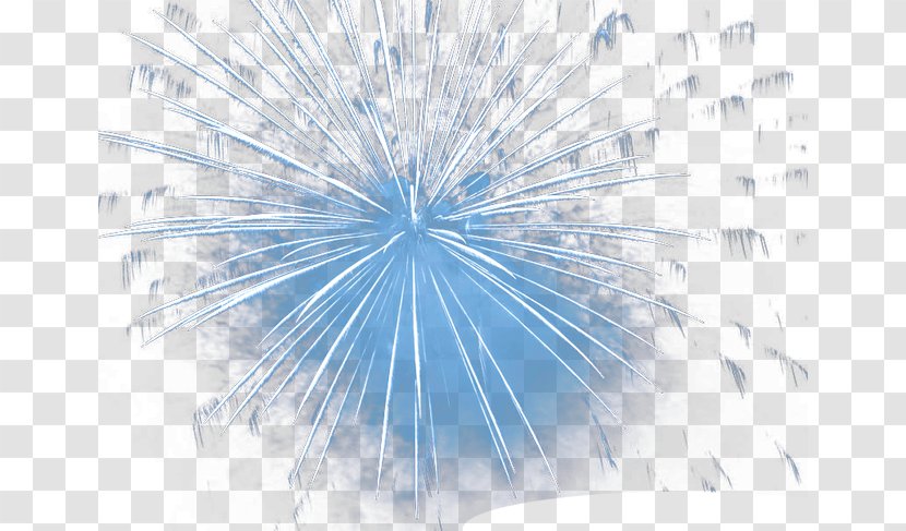 Blue Sky Structure Pattern - Symmetry - Frost Fireworks Wallpaper Transparent PNG