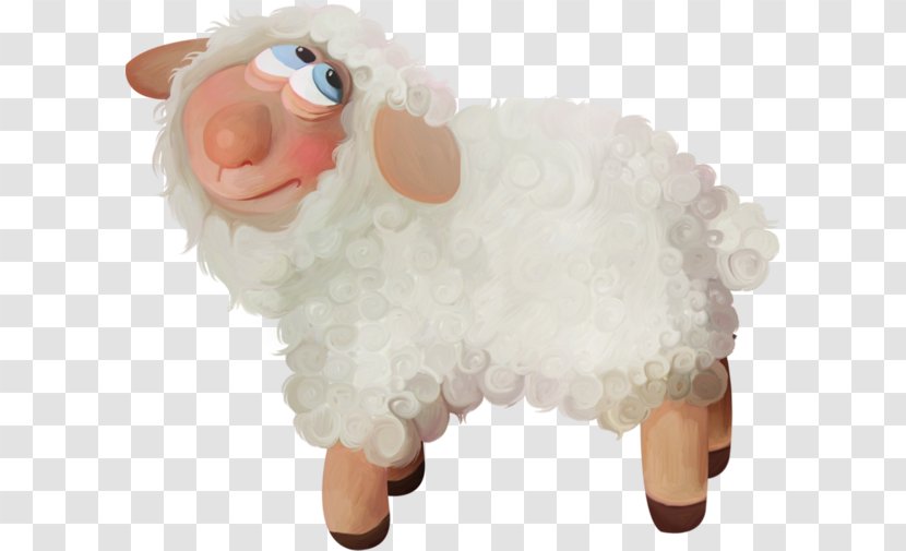 Painted Sheep Cartoon - Lovely Transparent PNG