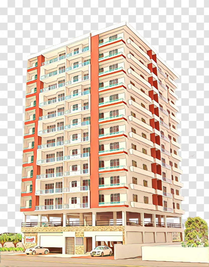 Building Condominium Tower Block Apartment Property Transparent PNG