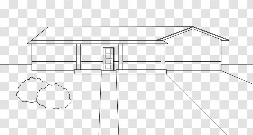 Architecture Drawing /m/02csf Line Art Daylighting - Awning Brown Transparent PNG