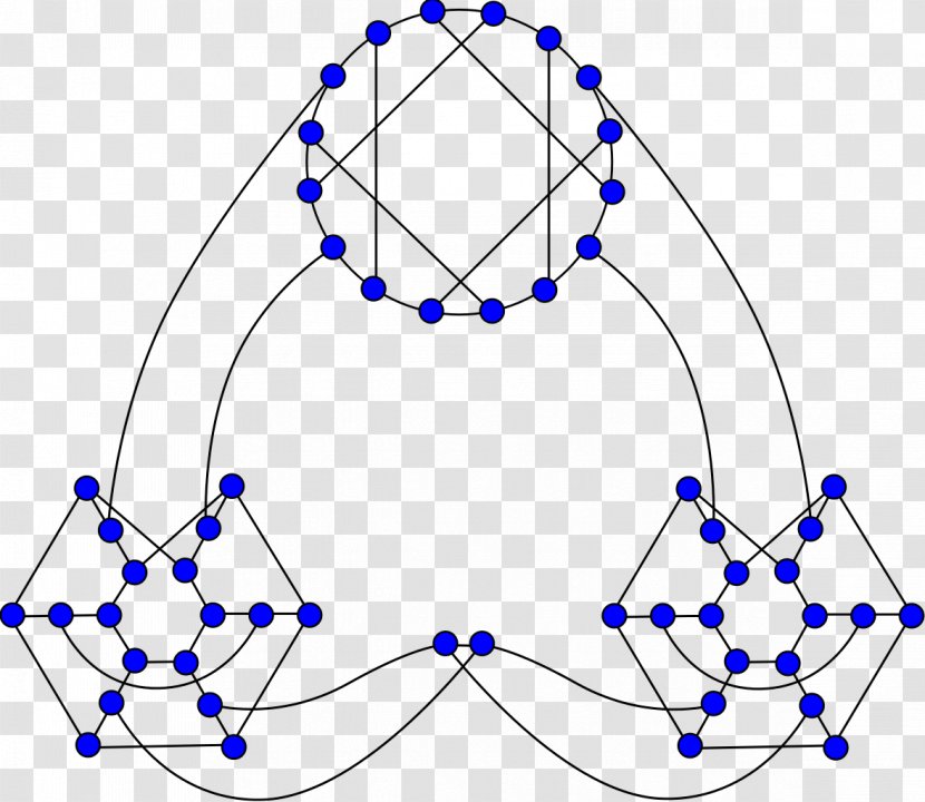 Ellingham–Horton Graph Theory Edge Coloring - Silhouette - Mathematics Transparent PNG