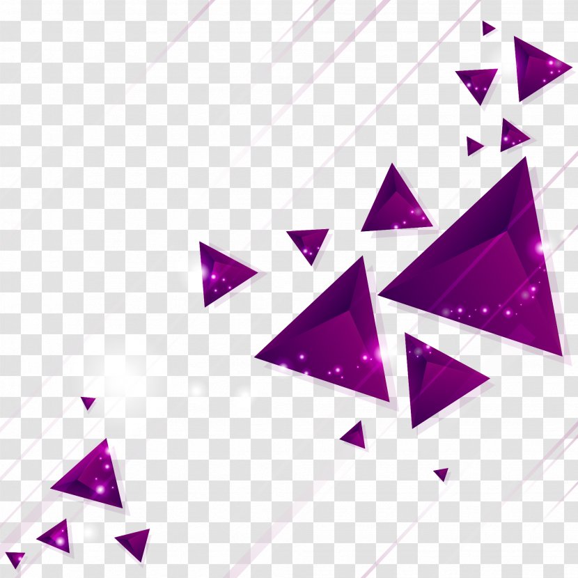 Euclidean Vector - Purple - Diamond Lines Background Transparent PNG