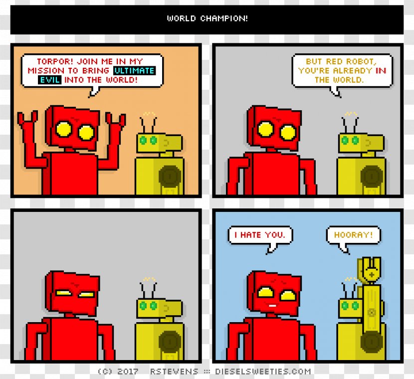 Comics Cartoon Diesel Sweeties Robot Xkcd - Material - Sunday Transparent PNG