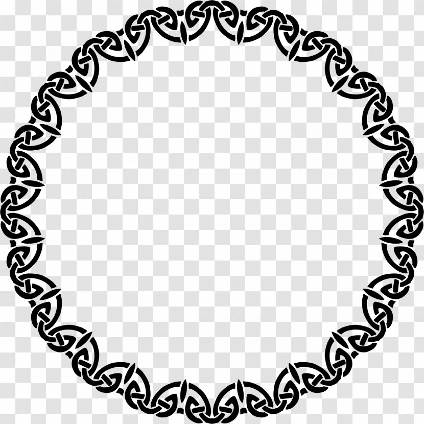 Celtic Knot Celts Pattern - Monochrome Photography - Design Transparent PNG