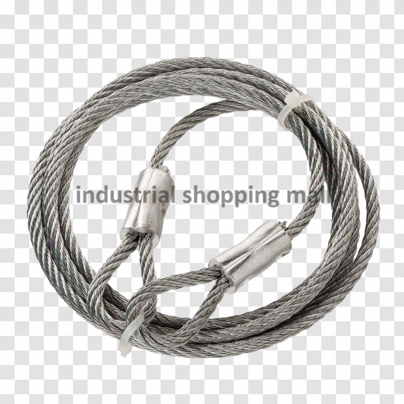 Wire Rope Galvanization Steel - Cable - Iron Transparent PNG