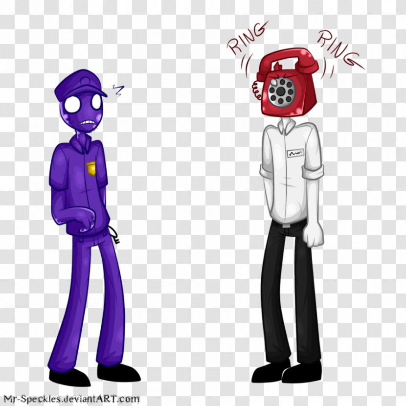 Five Nights At Freddy's 2 Mobile Phones Bendy And The Ink Machine Purple Man - Speckle Transparent PNG