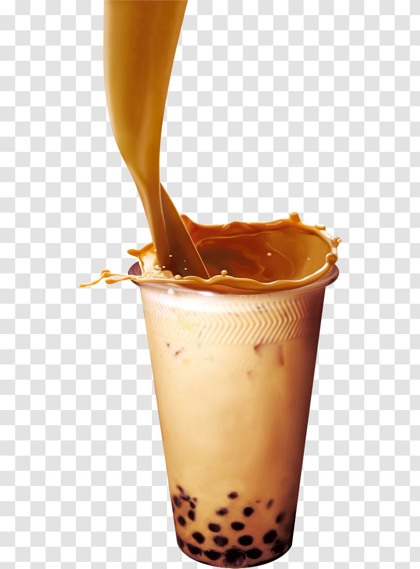 Bubble Tea Milk Take-out - Caramel Color - Creative Transparent PNG