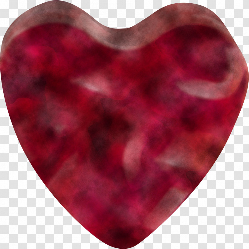Red Heart Pink Maroon Purple Transparent PNG