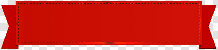Red Rectangle Serving Tray Transparent PNG