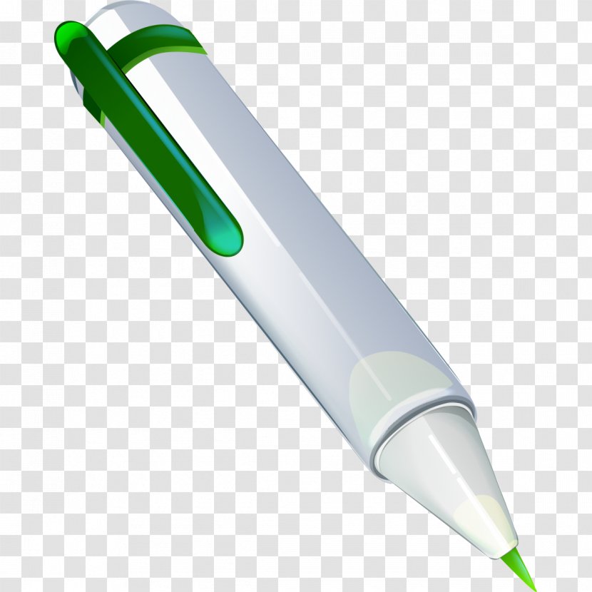 Ballpoint Pen White Modell - Model Transparent PNG