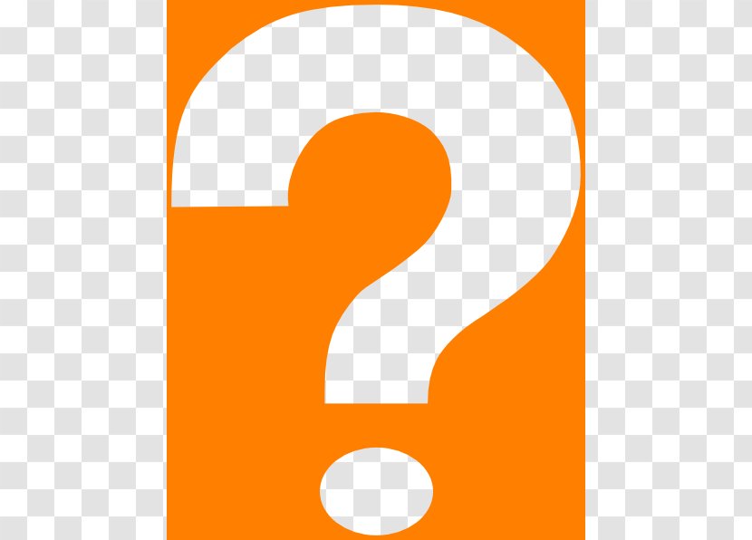 Question Mark Clip Art - Brand - Orange Transparent PNG