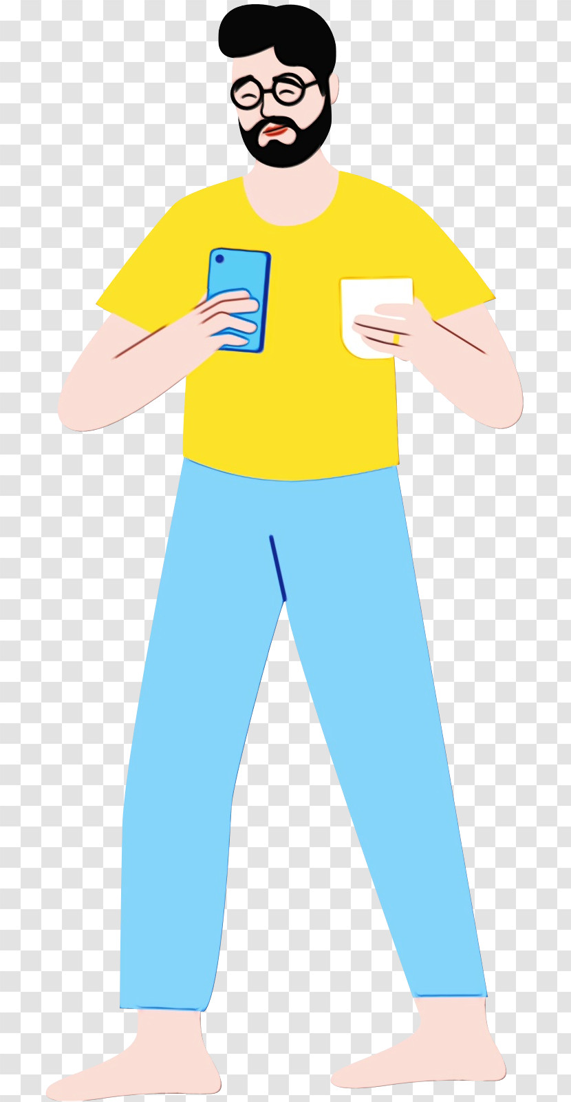 T-shirt Sleeve Cartoon Yellow Costume Transparent PNG