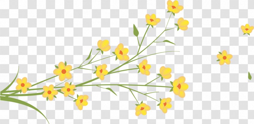 Flower Digital Image Yellow - Tree Transparent PNG