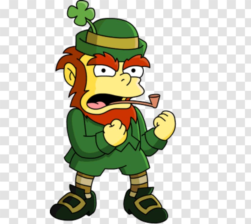 The Simpsons: Tapped Out Homer Simpson T-shirt Leprechaun Saint Patrick's Day - Tshirt Transparent PNG