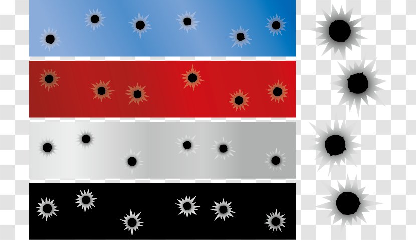 Bullet Download Clip Art - Gunshot - Holes Material Effect Transparent PNG
