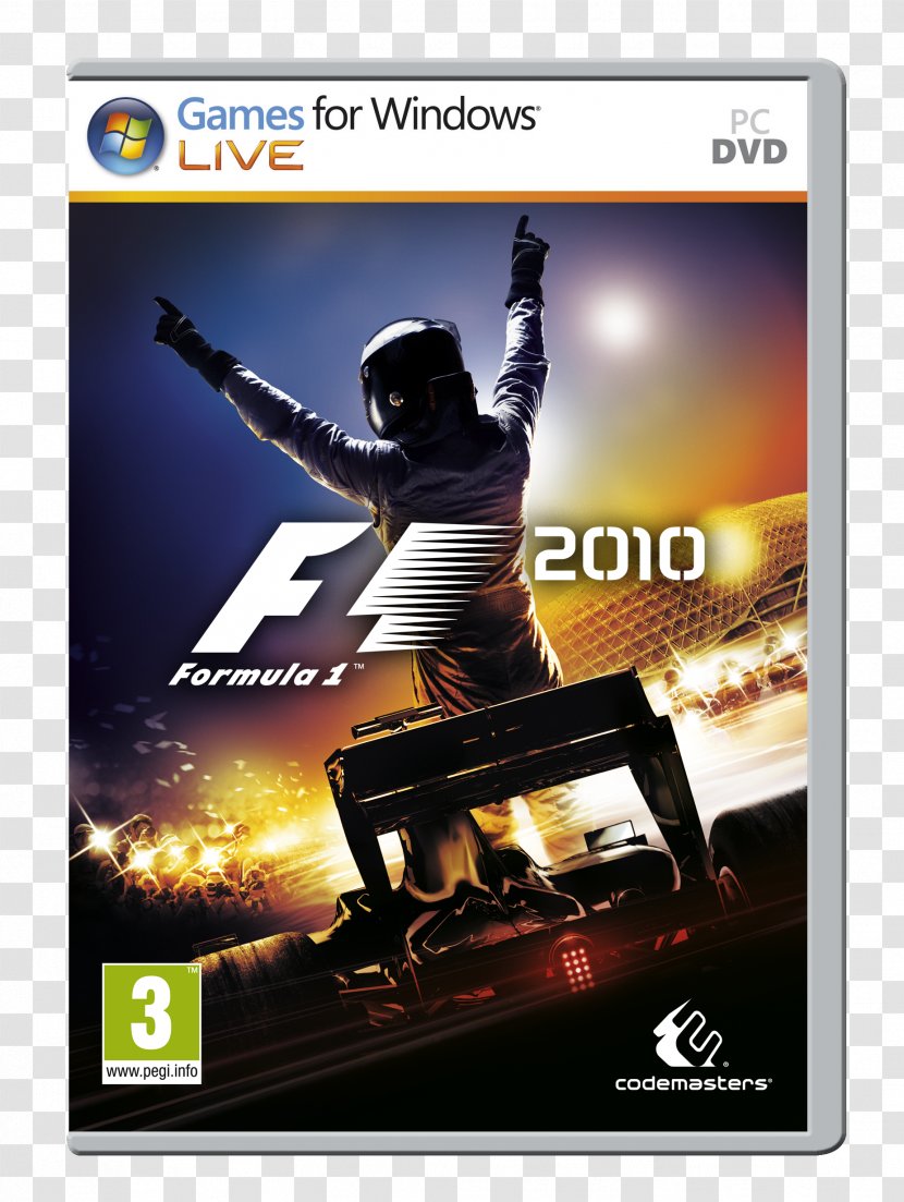 F1 2010 Xbox 360 Race Stars Formula One Season 2009 - Advertising Transparent PNG