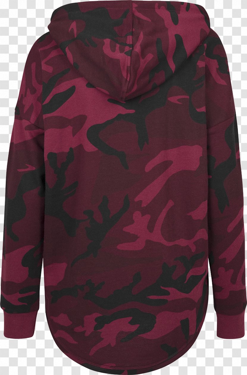 Hoodie Urban Classics Ladies Melange Terry Wide Oversized Hoody Maroon Sweater Color - Neck - Camo Cargo Joggers Transparent PNG
