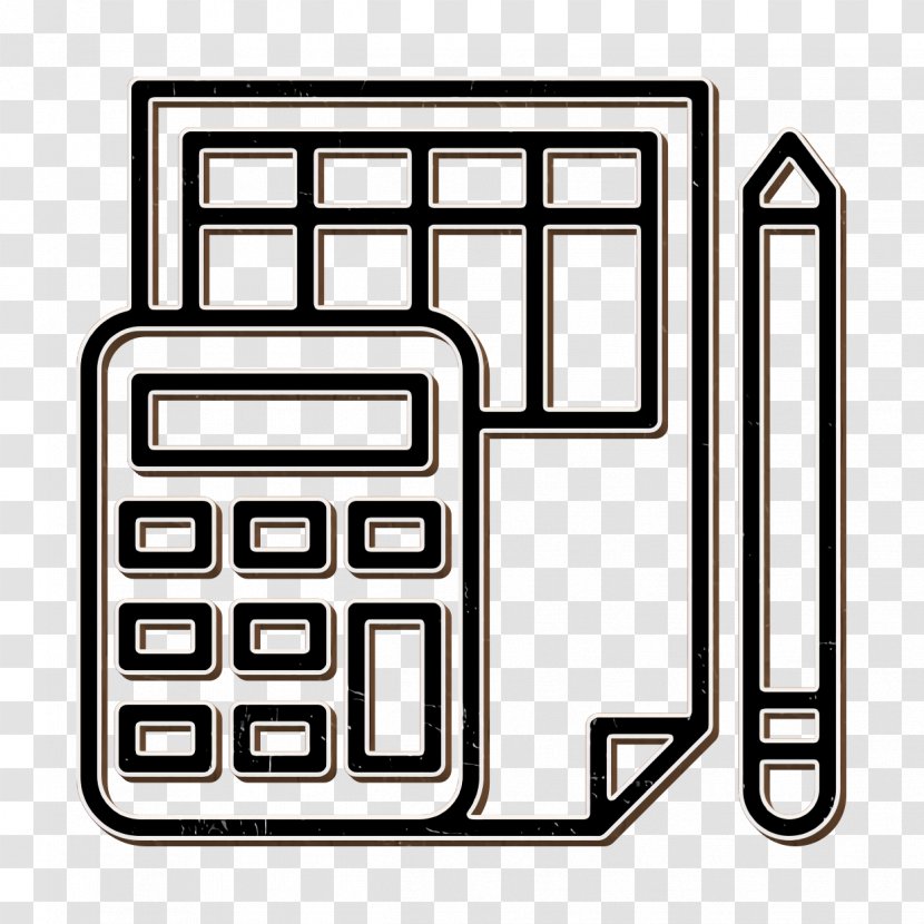 Accounting Icon Business Money - Rectangle Logo Transparent PNG
