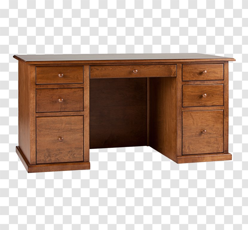 Computer Desk Solid Wood Furniture - Table Transparent PNG