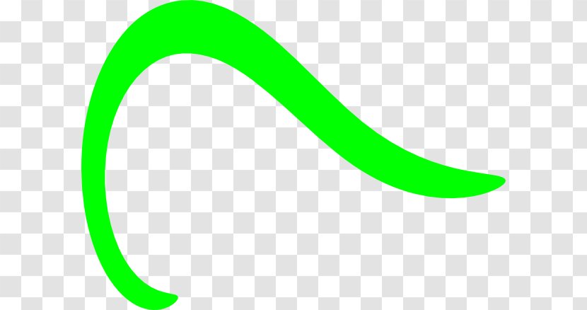 Line Curve Clip Art - Symbol - Green Transparent PNG