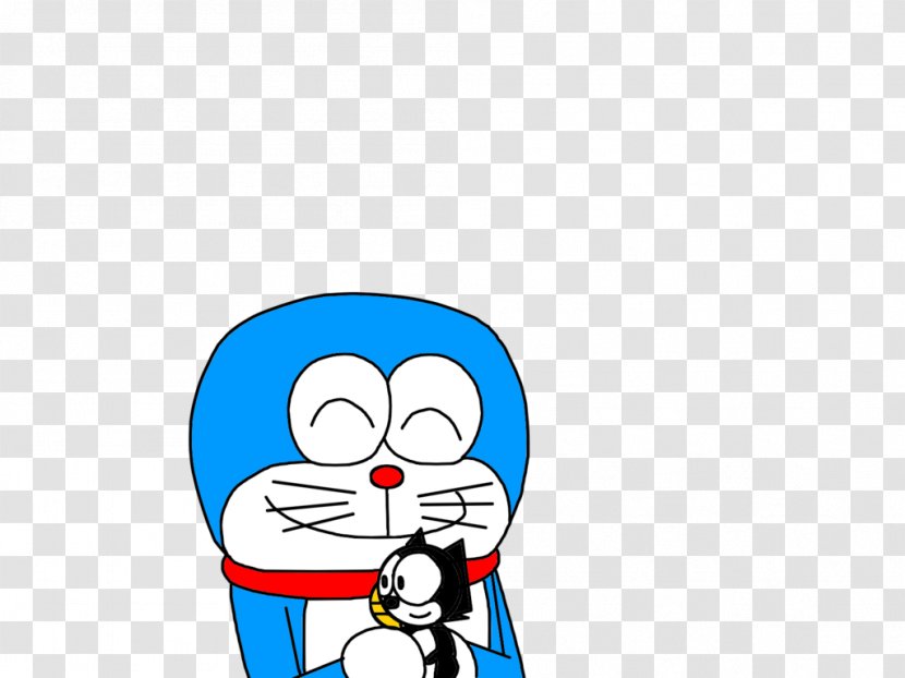 Felix The Cat Doraemon Hug Drawing - Watercolor Transparent PNG