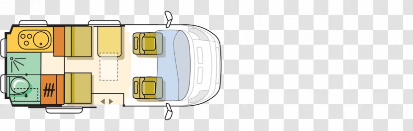 Campervans Floor Plan Adria Mobil Caravan Czech Republic - Yellow - Knaus Tabbert Caravans Transparent PNG