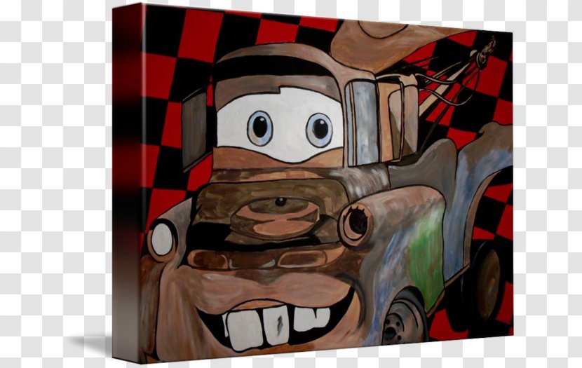 Modern Art Car Painting Automotive Design - Tow Mater Transparent PNG