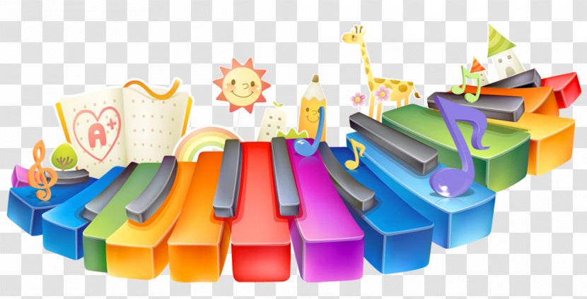 Piano Musical Keyboard - School Education Industry Cartoon Transparent PNG