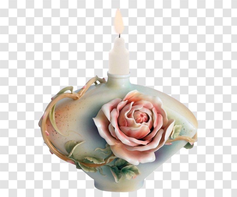 Garden Roses Candle Emoticon Smiley - Yi Transparent PNG