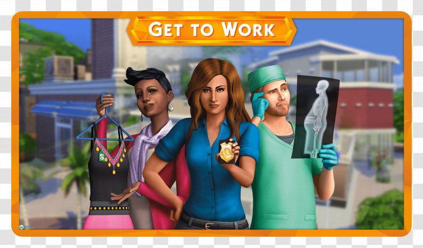The Sims 4: Get To Work Together 3 Online City Living - Vacation Transparent PNG