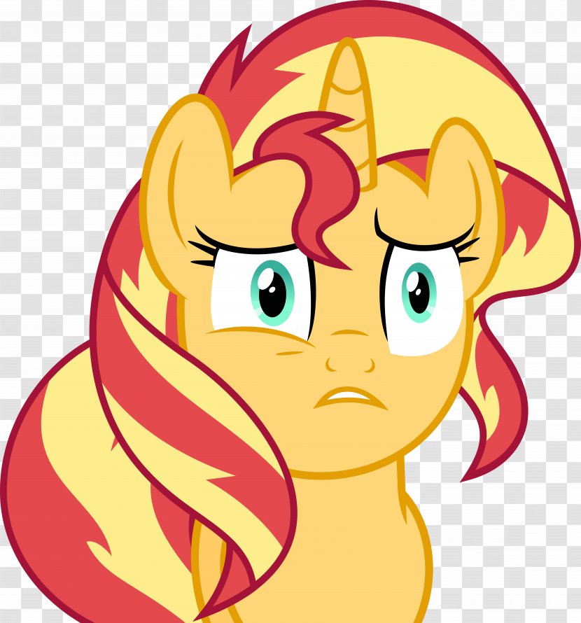 Sunset Shimmer Rarity Pony - Tree - Vector Transparent PNG