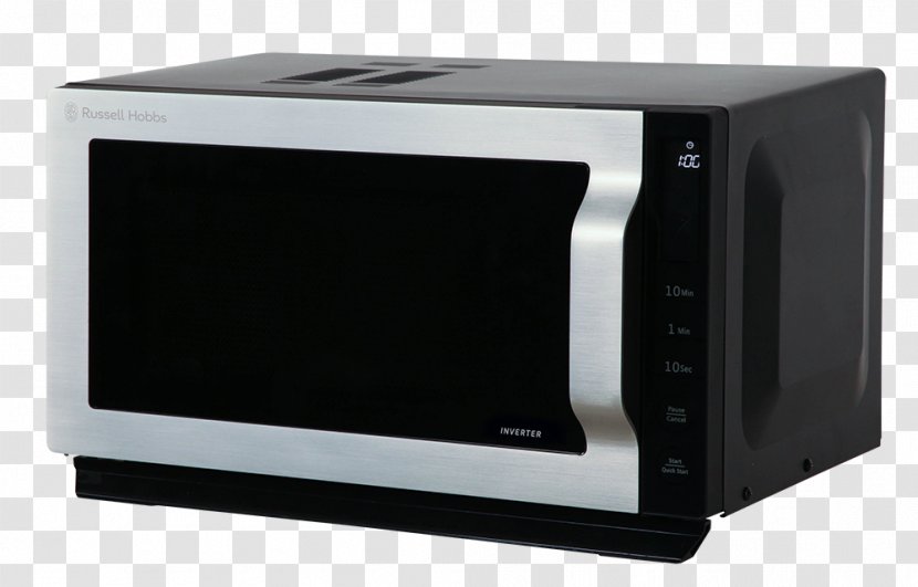 Microwave Ovens Russell Hobbs RHFM2363B 23L Flat Plate Digital Oven Black Toaster Transparent PNG