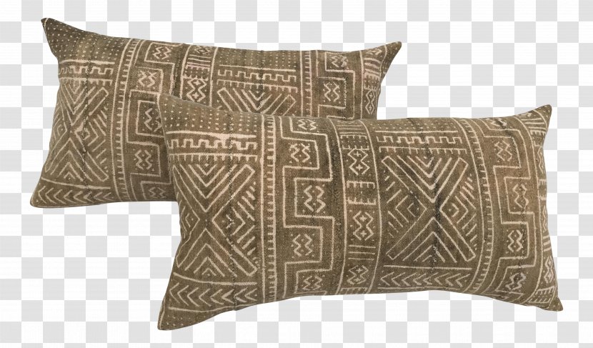 Throw Pillows Bògòlanfini Cushion Textile - Down Feather - Pillow Transparent PNG