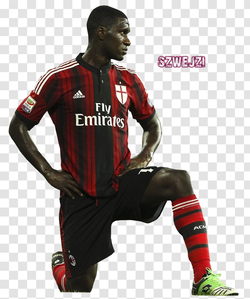 Cristián Zapata A.C. Milan Jersey Football Player Sport - Clothing - A.c. Transparent PNG