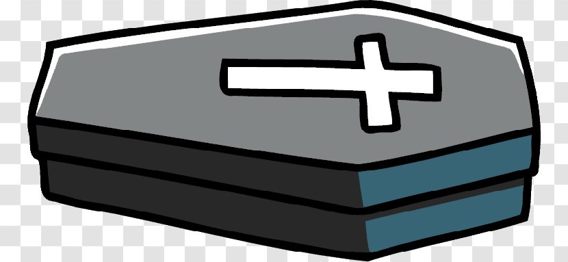 Coffin Scribblenauts Clip Art - Logo - Rectangle Transparent PNG