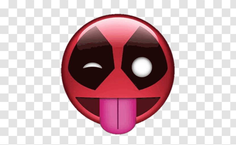 Deadpool Emoji Marvel Comics YouTube Film Transparent PNG