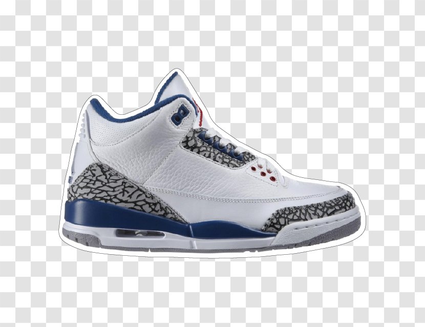 Air Jordan 3 Retro Og 854262 001 Sports Shoes Nike True Blue (2009) - Max Transparent PNG
