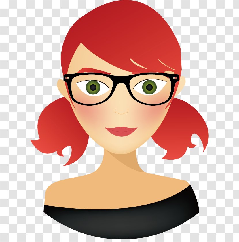 Avatar Drawing - Flower - Redhead Transparent PNG