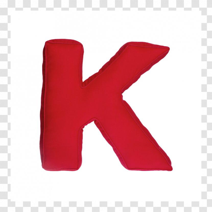 Letter K Red W P - Alphabet - Açai Transparent PNG